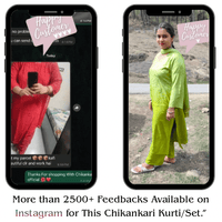 Handcrafted Soft Rayon 3pc Ombre Set ( Summer Special ) - chikankariofficial FEEDBACK