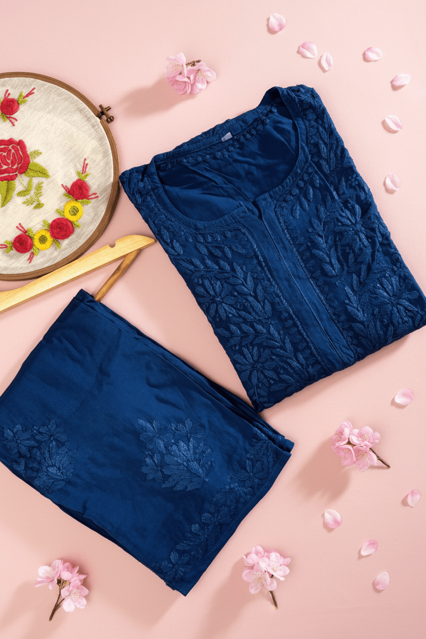 Rangrez Luxury Feel Rayon Kurta and Free size plazzo