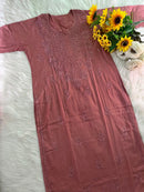 Rangrez Pastel shade mul cotton dupatta plazzo 3pc set - Chikankari official
