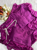 Rangrez Plus size Ombre 3pc Rayon Soft Set - Chikankari official