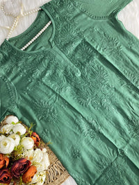 Rangrez Plus size Ombre 3pc Rayon Soft Set - Chikankari official