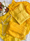 Rangrez Plus size Ombre 3pc Rayon Soft Set - Chikankari official