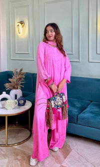 Rangrez Rayon 3pc Chikankari Ombre Set - Chikankari official