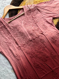 Rangrez Rayon Ombre Chikankari Speical 3pc set - Chikankari official