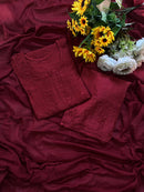 Rangrez Soft Chanderi 3pc Set - Chikankari official