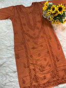 Rangrez Soft Chanderi 3pc Set - Chikankari official