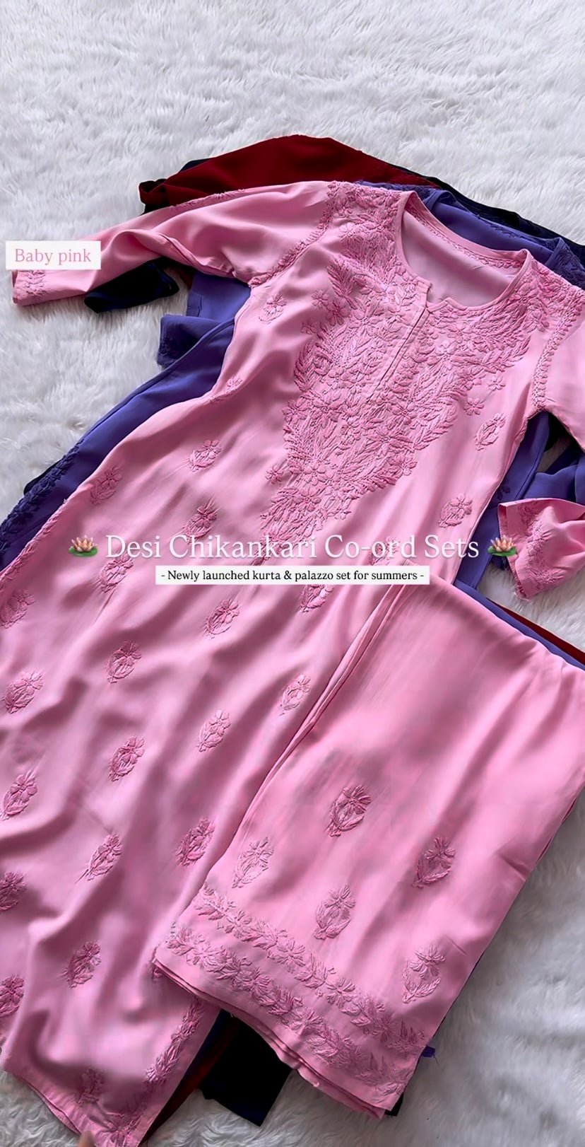 Rangrez Soft Chikanhandwork Combo - Chikankari official