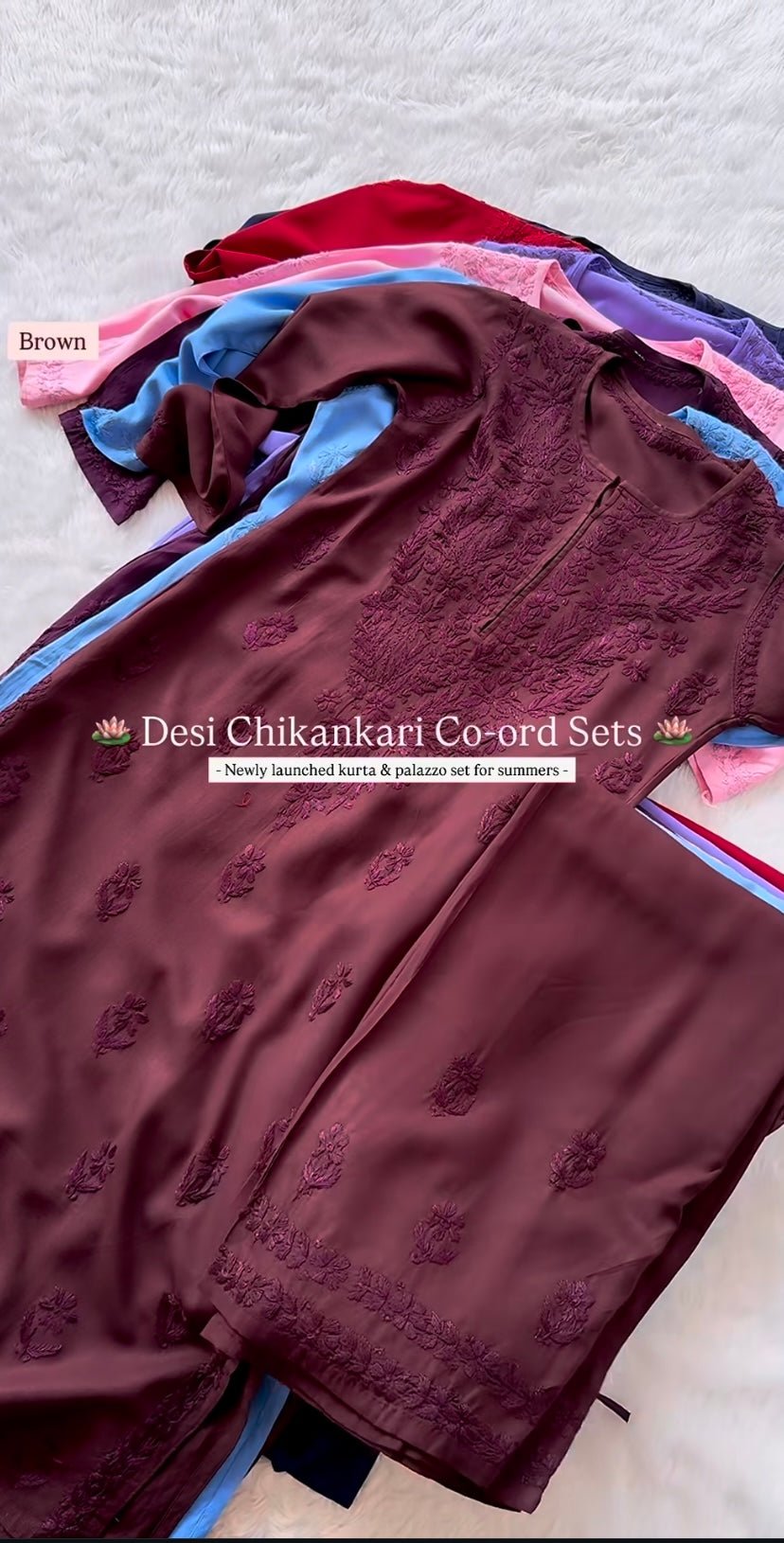 Rangrez Soft Chikanhandwork Combo - Chikankari official