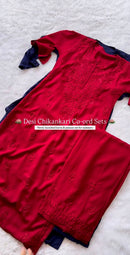 Rangrez Soft Chikanhandwork Combo - Chikankari official