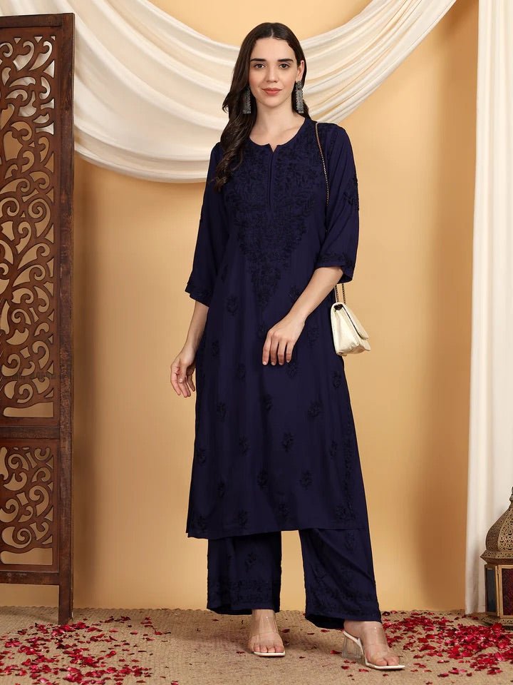 Rangrez Soft Chikanhandwork Combo - Chikankari official