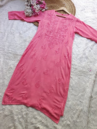 Rangrez Soft Rayon Comfort chikankari All day wear Kurti - Chikankari official