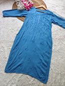 Rangrez Soft Rayon Comfort chikankari All day wear Kurti - Chikankari official