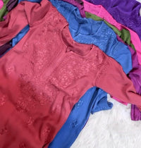 Rangrez Summer Special premium soft rayon in beautifull colours - Chikankari official
