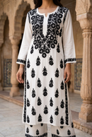 Rayon black and white set with heritage backdrop