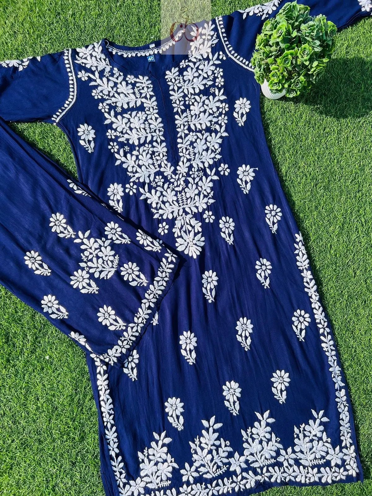 Rayon Chikankari Combo - Chikankari official