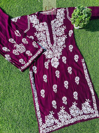 Rayon Chikankari Combo - Chikankari official