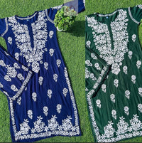 Rayon Chikankari Combo - Chikankari official