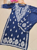 Rayon Co ord Chikankari Set Flowers Embroidered - Chikankari official