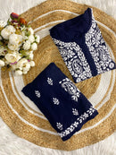 Rayon Co - ord Elegant Set - Chikankari official