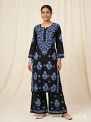 Rayon Co-ord Lightweight Big Buta set - Chikankari official