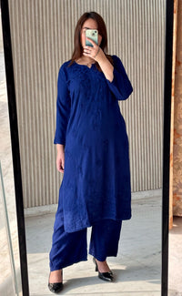 Rayon Co - ord Summer special Set - Chikankari official