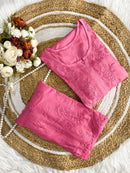 Rayon Co - ord Summer special Set - Chikankari official