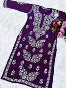 Rayon Co ord with beautiful work - Chikankari official
