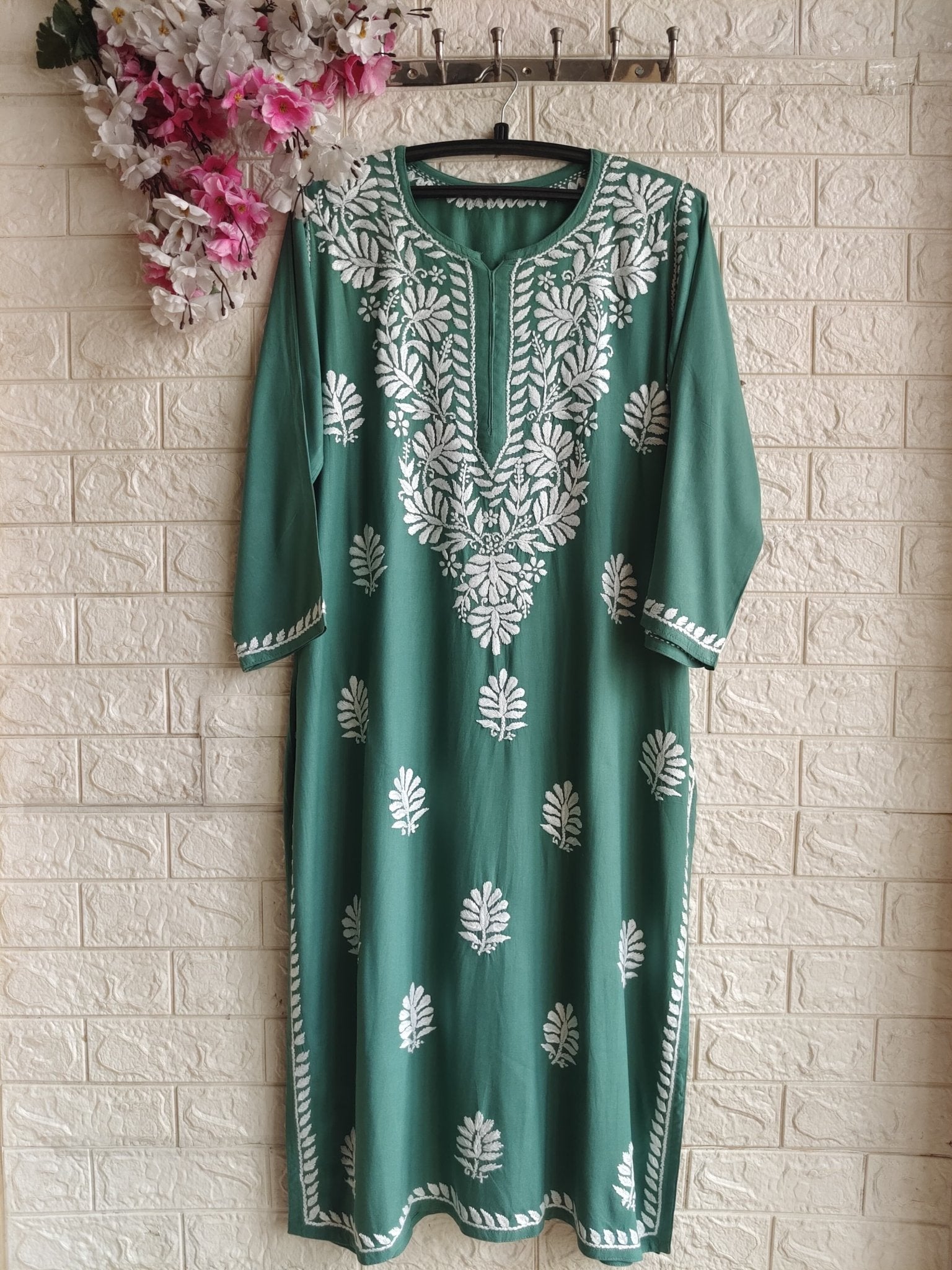 Rayon comfort Premium Designed Kurta - Chikankari official