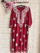 Rayon comfort Premium Designed Kurta - Chikankari official