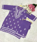 Rayon Comfy Plus Sizes Kurti Sets 50 To 66 Sizes - Chikankari official