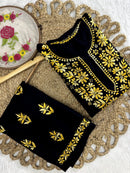 Rayon Dual thread Chikankari Co - ord - Chikankari official