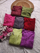 Rayon Dyed Handcrafted set - Chikankari official