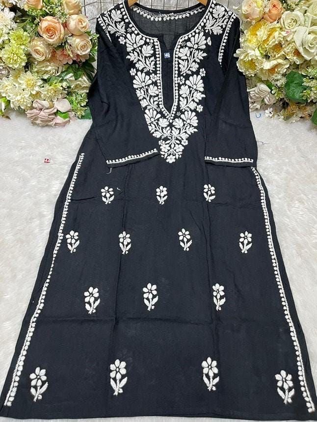 Rayon Fancy Gala Buti - Chikankari official
