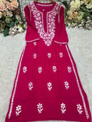 Rayon Fancy Gala Buti - Chikankari official
