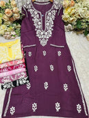 Rayon Fancy Gala Buti - Chikankari official