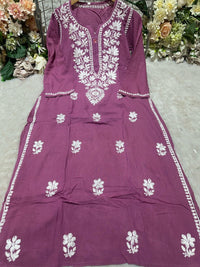 Rayon Fancy Gala Buti - Chikankari official