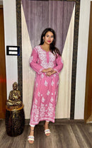 Rayon Fancy Heavy Bota Kurta - Chikankari official