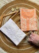 Rayon Fine Intricate Kurta - Chikankari official