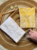 Rayon Fine Intricate Kurta - Chikankari official