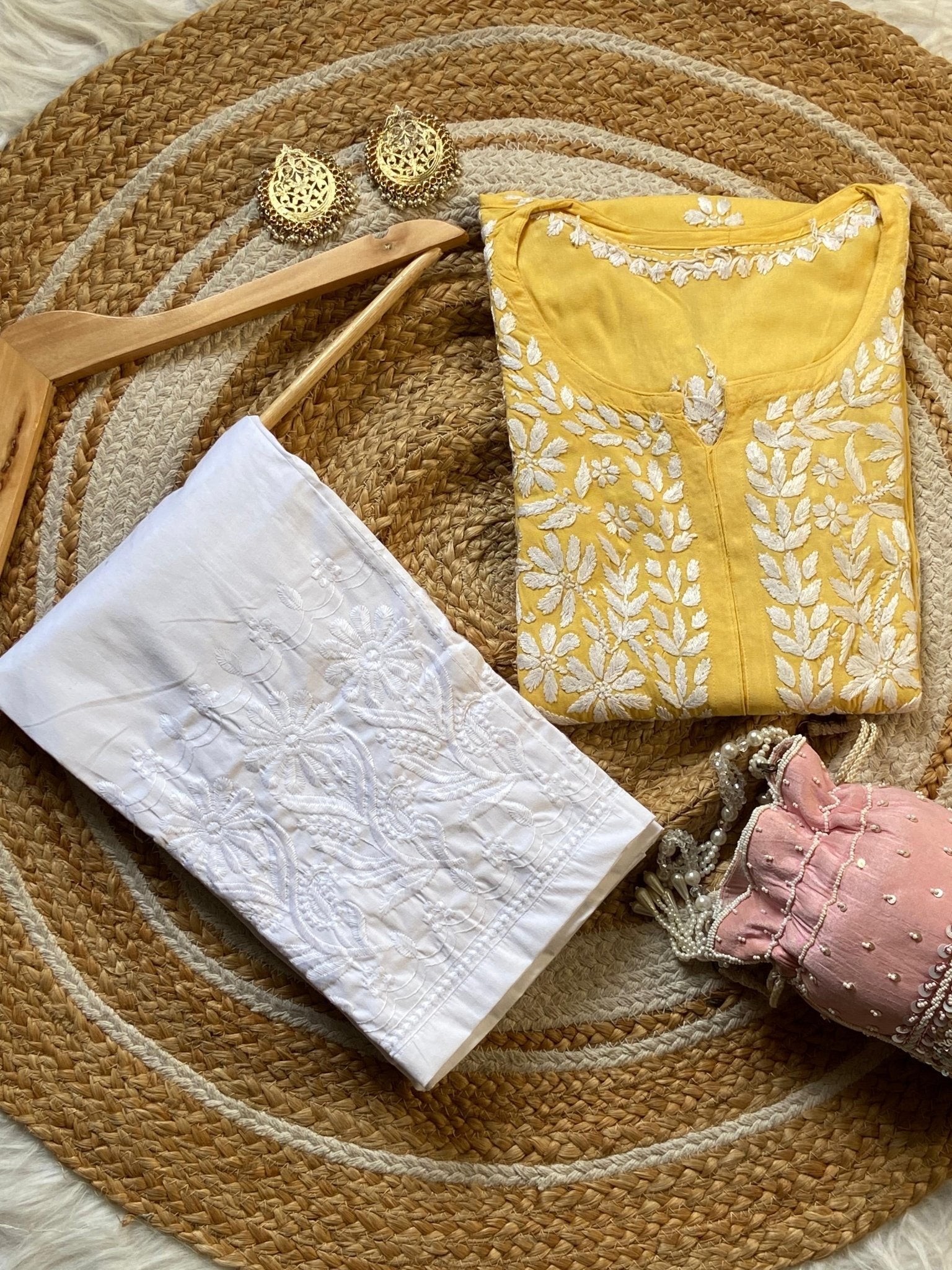 Rayon Fine Intricate Kurta - Chikankari official