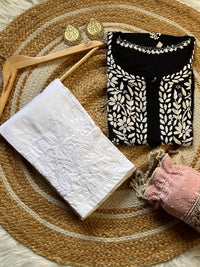 Rayon Fine Intricate Kurta - Chikankari official