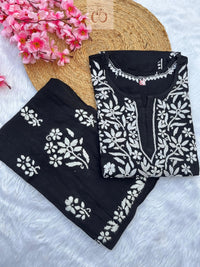 Rayon Finest work Plazzo combo - Chikankari official