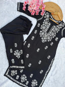 Rayon Finest work Plazzo combo - Chikankari official