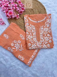 Rayon Finest work Plazzo combo - Chikankari official