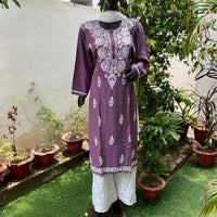 Rayon Gala Buti Made of Chikan threads - Chikankari official