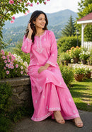 Rayon Gala Buti Soft 2pc set - Chikankari official