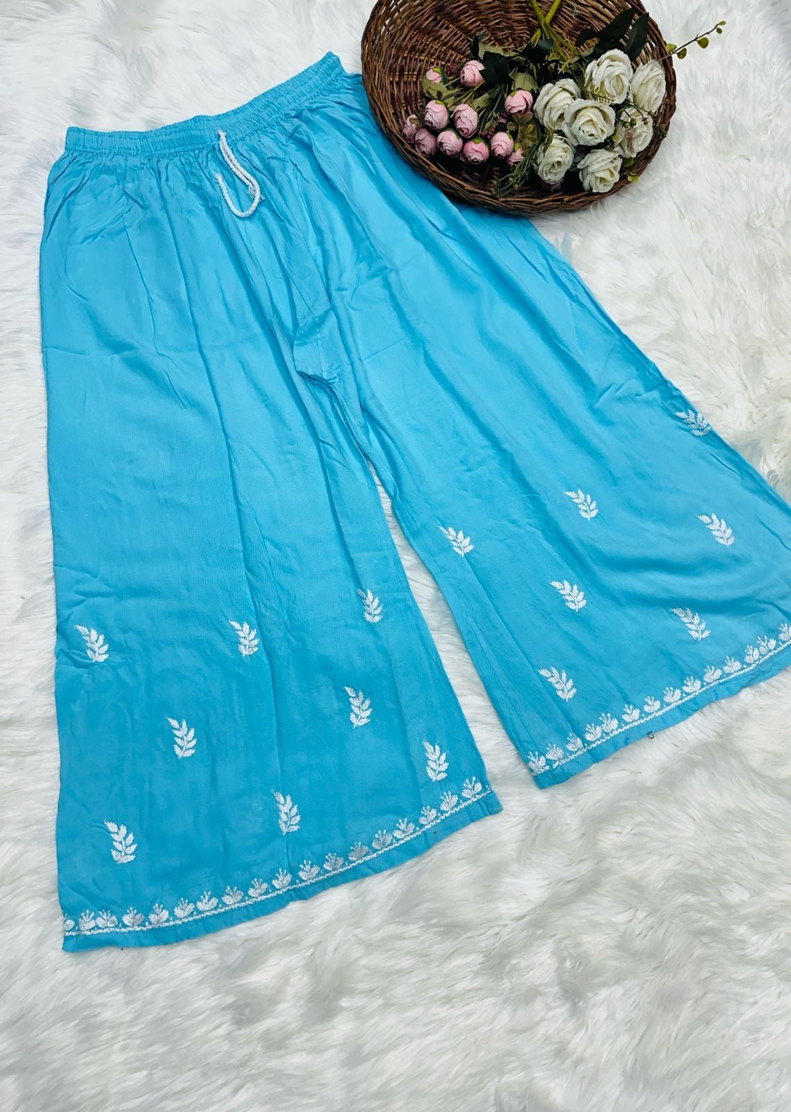 Rayon Gala Buti Soft 2pc set - Chikankari official