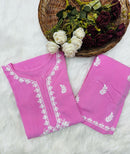 Rayon Gala Buti Soft 2pc set - Chikankari official