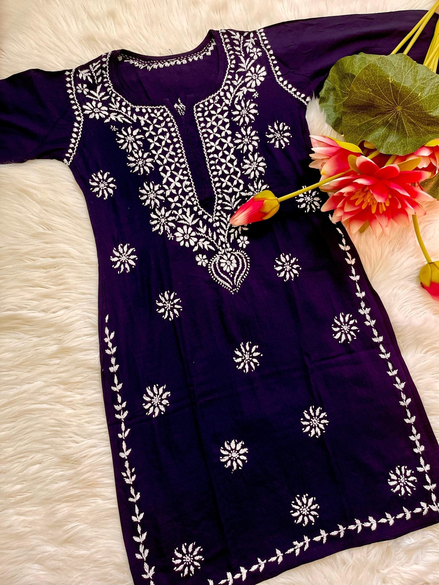 Rayon Ghaspatti stylish Combo - Chikankari official