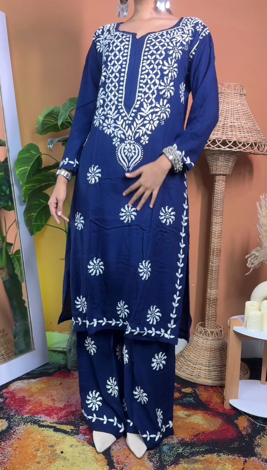 Rayon Ghaspatti stylish Combo - Chikankari official